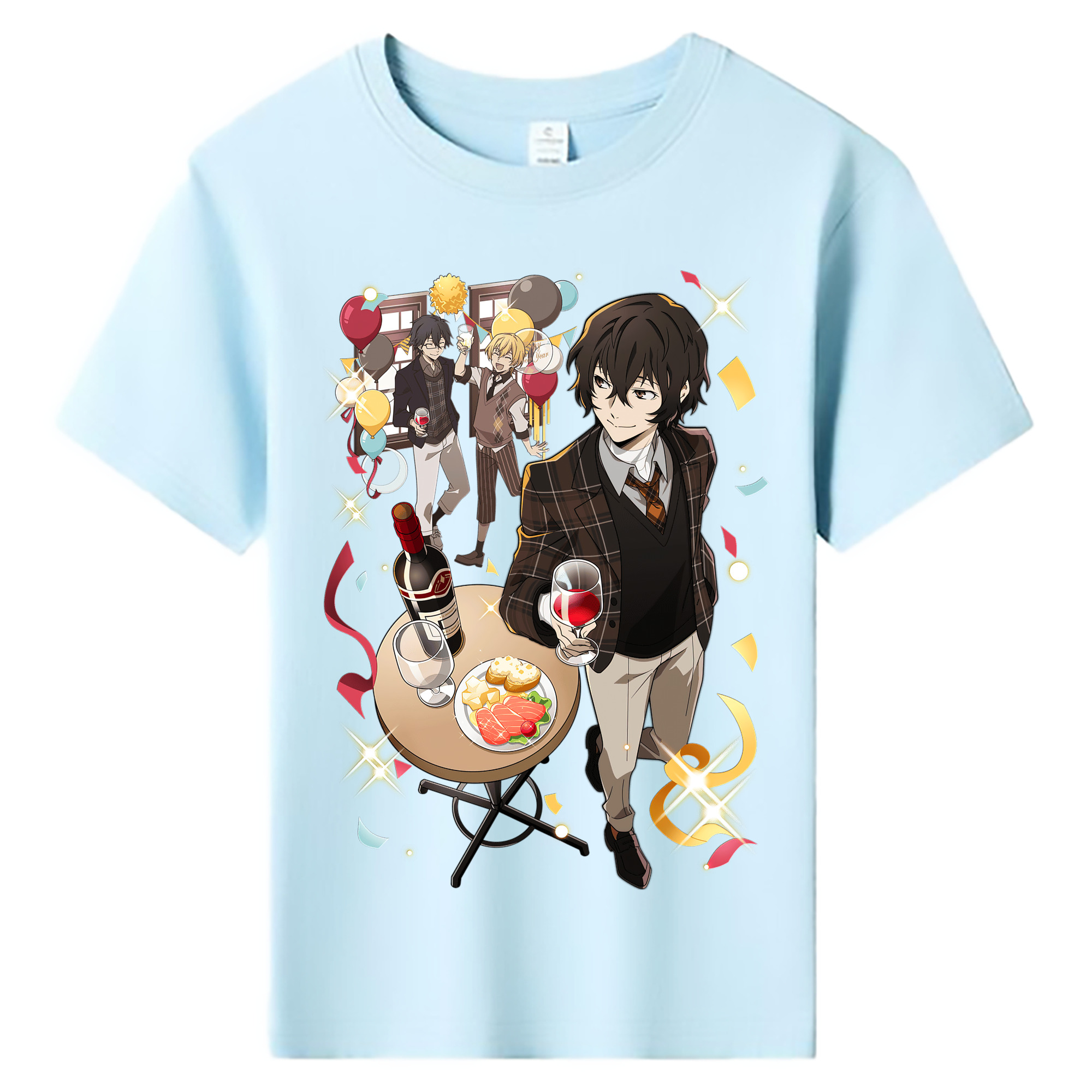 （画像用） 文豪ストレイドッグス Bungo Stray Dogs 綿100％キッズTシャツ（フロントプリント）